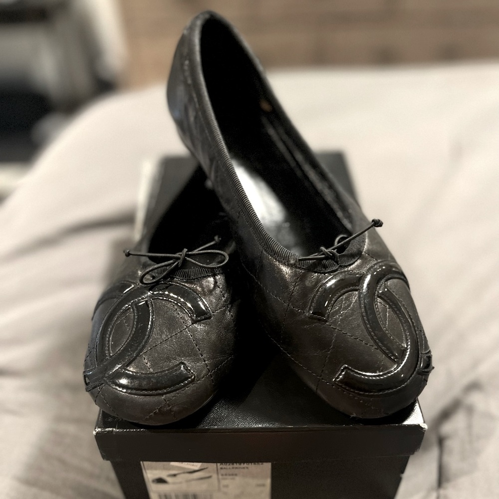 Chanel Black ballet flat